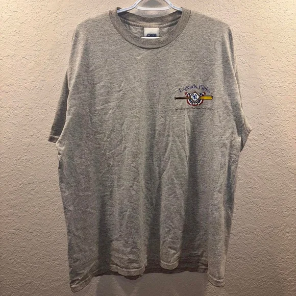 Grey & blue Y2K New York Yankees Legends Field T-shirt - Picture 2 of 6